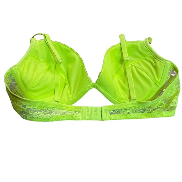 LA SENZA Perfectly By Me, Neon Green/Yellow Underwire Removable Padded Bra 36C - Picture 5 of 11